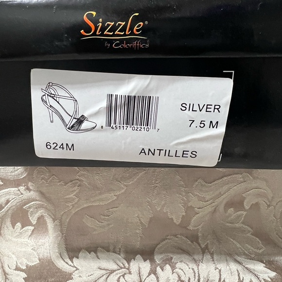 Sizzle silver decorative heels - Picture 8 of 9